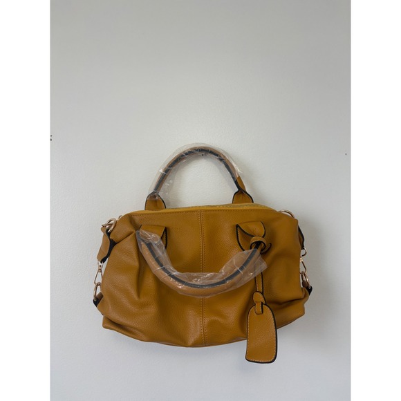 Lady Boston Bag – Large Purse – Mustard Yellow - Picture 2 of 6